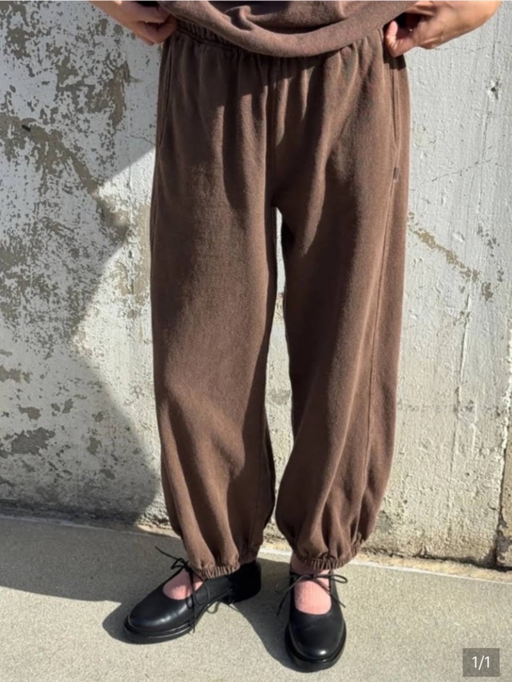 Le Bon Shoppe Balloon Pants in Chocolate